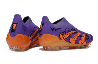 UFL x Adidas Predator 25 Elite FG Firm Ground Soccer Cleats - Purple/Vibrant Orange/Deep Purple