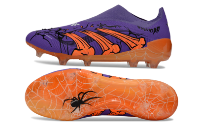 UFL x Adidas Predator 25 Elite FG Firm Ground Soccer Cleats - Purple/Vibrant Orange/Deep Purple