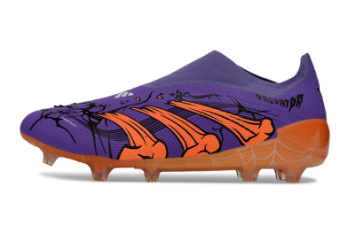 UFL x Adidas Predator 25 Elite FG Firm Ground Soccer Cleats - Purple/Vibrant Orange/Deep Purple