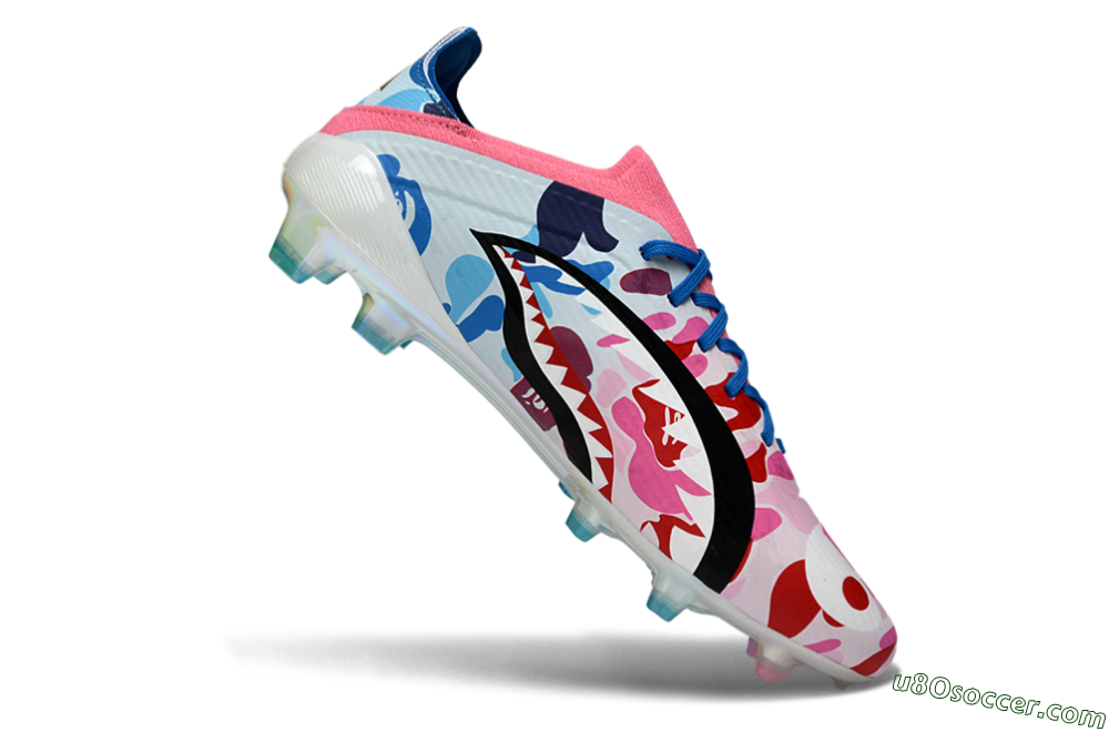Adidas F50 Elite FG Firm Ground Soccer Cleats - Pink/Blue Camo/Pink Splash 5