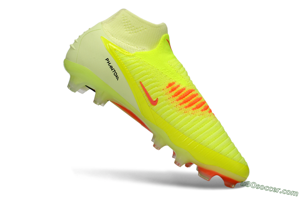 Nike Phantom 6 Elite Low FG Firm Ground Soccer Cleats - Yellow/Neon Yellow/Black 4