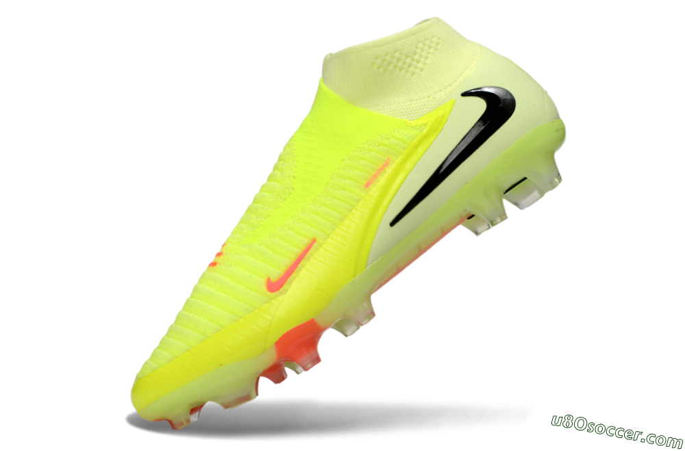 Nike Phantom 6 Elite Low FG Firm Ground Soccer Cleats - Yellow/Neon Yellow/Black 5