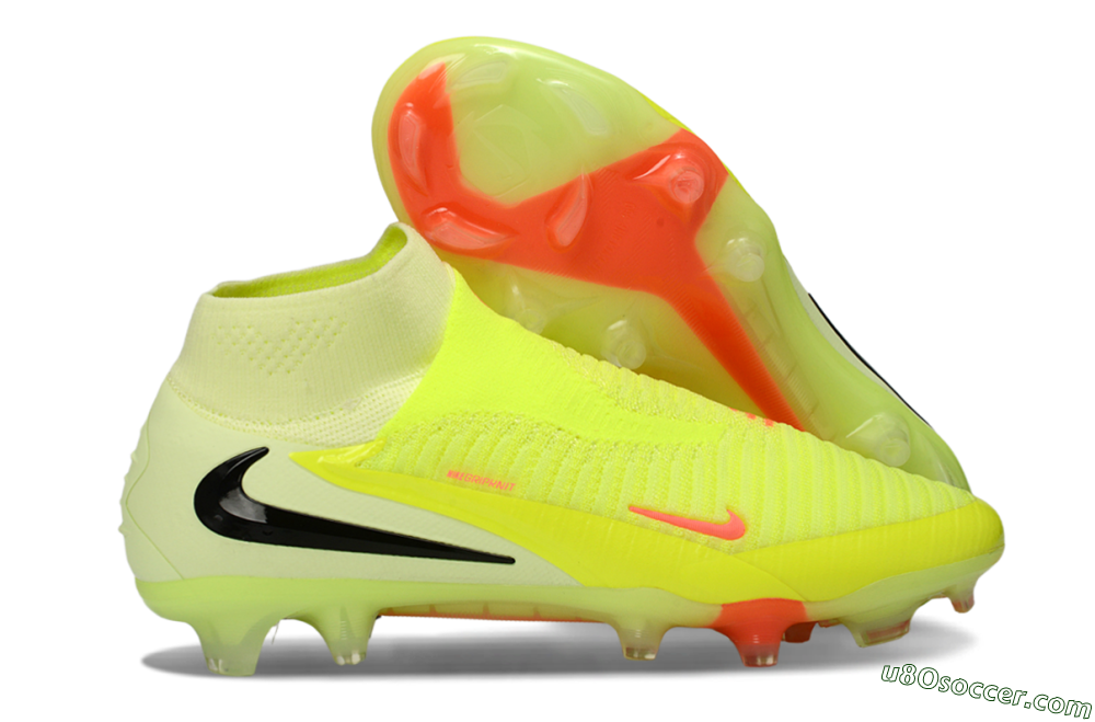 Nike Phantom 6 Elite Low FG Firm Ground Soccer Cleats - Yellow/Neon Yellow/Black 1