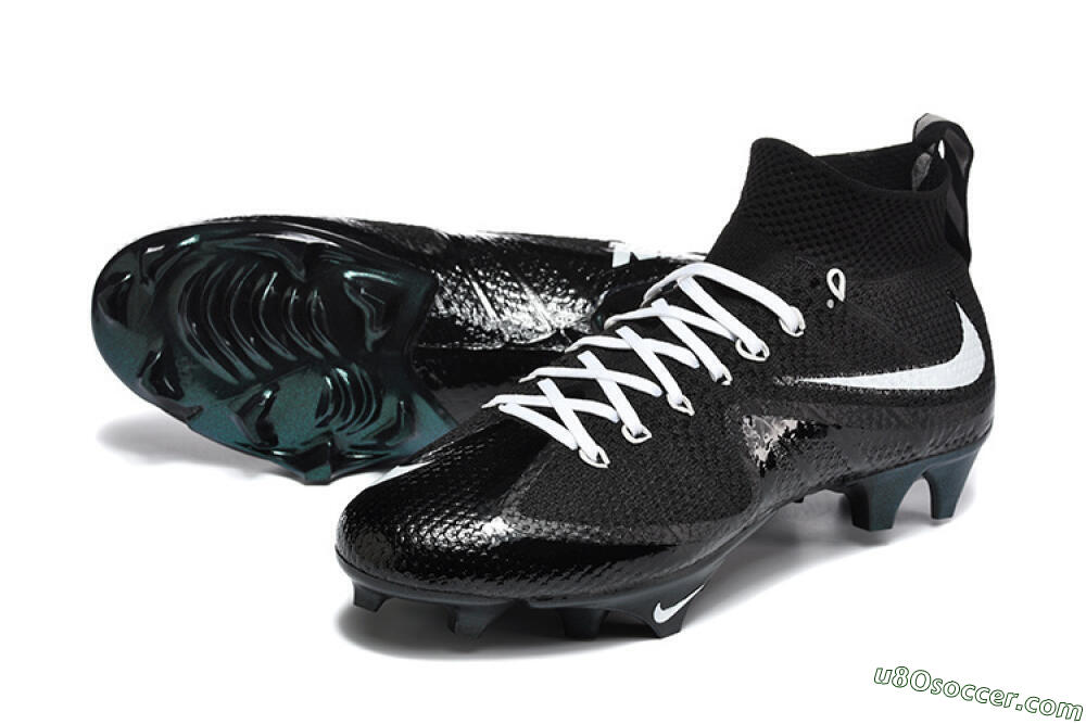 Nike Magista Obra FG Firm Ground Soccer Cleats - Black/Emerald Green/White 3