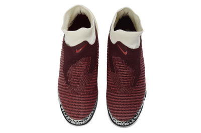 Nike Phantom 6 Elite High FG Firm Ground Soccer Cleats - Red/Crimson Fusion/Soft Cream