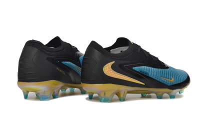 Nike Phantom 6 Elite Low FG Firm Ground Soccer Cleats - Blue/Electric Blue/Gold