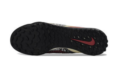 Nike Phantom 6 Elite Low TF Artificial Turf Soccer Shoes - Maroon/Crimson Red/Classic White