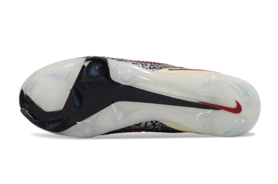 Nike Phantom 6 Elite Low FG Firm Ground Soccer Cleats - Red/Cream/Black