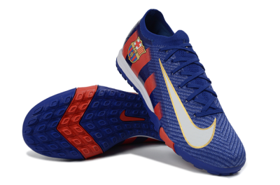 Nike Air Zoom Mercurial Vapor 16 Elite TF Artificial Turf Soccer Shoes - Blue/Crimson Red/Night Sky