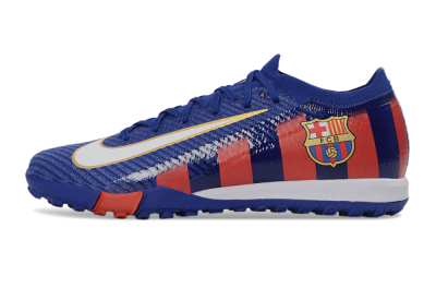 Nike Air Zoom Mercurial Vapor 16 Elite TF Artificial Turf Soccer Shoes - Blue/Crimson Red/Night Sky