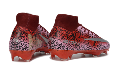 Nike Air Zoom Mercurial Superfly 10 Elite FG Firm Ground Soccer Cleats - Pink/Crimson Red/Black