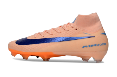 Nike Air Zoom Mercurial Superfly 10 Elite FG Firm Ground Soccer Cleats - Peach/Coral Breeze/Deep Ocean