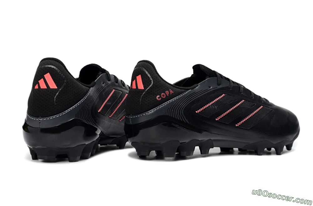 Adidas Copa Pure 3 FG Firm Ground Soccer Cleats - Black/Crimson Red/Graphite Gray 6