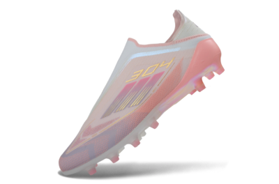 Adidas F50 304 Elite Laceless AG Artificial Grass Soccer Cleats - Pink/Coral Pink/Soft Lilac