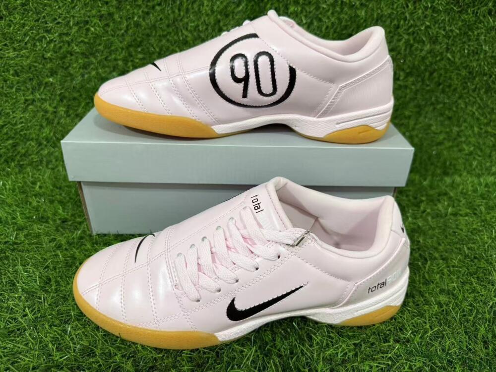 Nike Total 90 III IC Indoor & Futsal Soccer Shoes - Pink/Soft Rose/Caramel