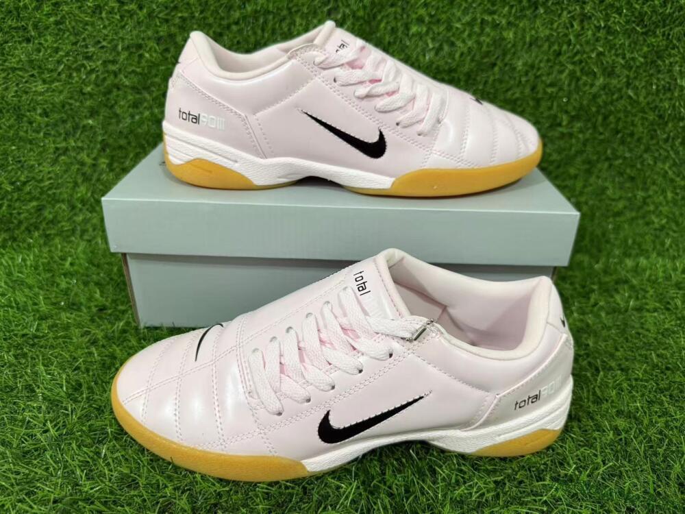 Nike Total 90 III IC Indoor & Futsal Soccer Shoes - Pink/Soft Rose/Caramel