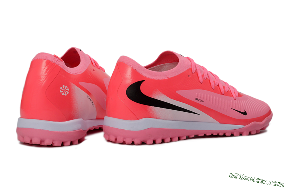 Nike Phantom 6 Elite Low TF Artificial Turf Soccer Shoes - Pink/Neon Pink/Black 6