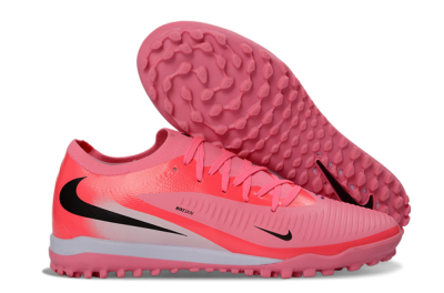 Nike Phantom 6 Elite Low TF Artificial Turf Soccer Shoes - Pink/Neon Pink/Black