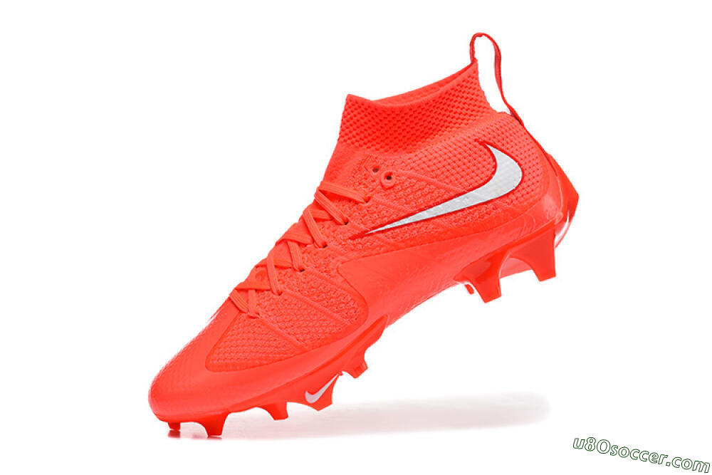 Nike Magista Obra FG Firm Ground Soccer Cleats - Red/Flame Red/Highlighter Red 8