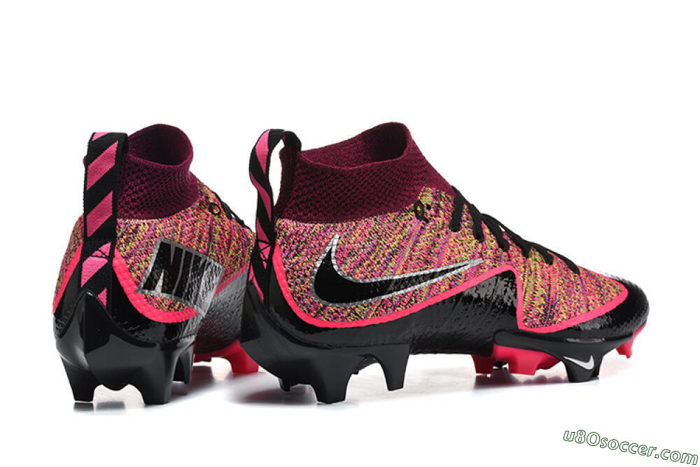 Nike Magista Obra FG Firm Ground Soccer Cleats - Black/Bright Pink/Crimson Red 9