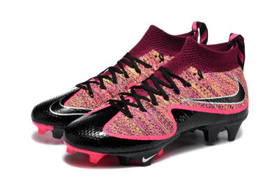 Nike Magista Obra FG Firm Ground Soccer Cleats - Black/Bright Pink/Crimson Red