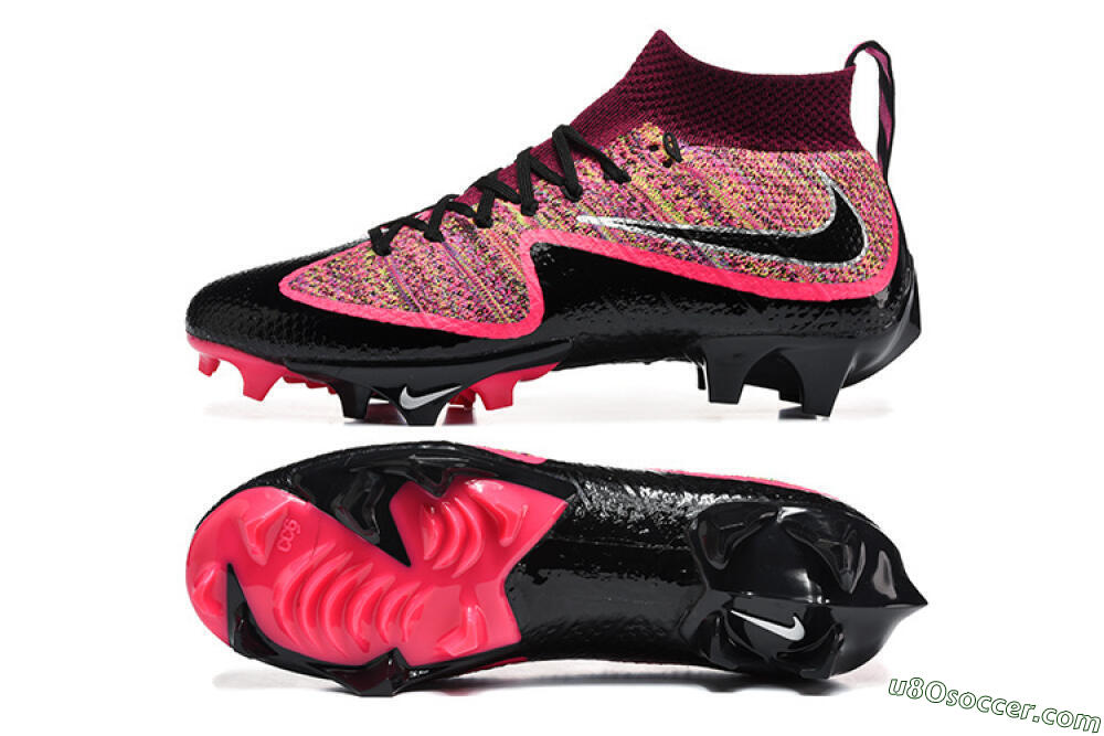 Nike Magista Obra FG Firm Ground Soccer Cleats - Black/Bright Pink/Crimson Red 0