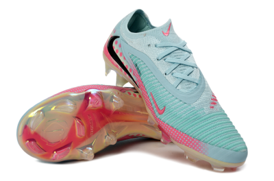 Nike Phantom 6 Elite Low FG Firm Ground Soccer Cleats - Aqua/Coral Pink/Soft Mint