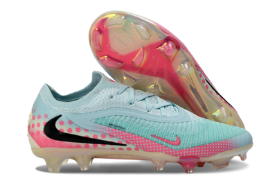 Nike Phantom 6 Elite Low FG Firm Ground Soccer Cleats - Aqua/Coral Pink/Soft Mint