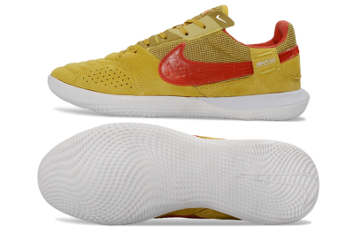 Nike Street Gato IC Indoor & Futsal Soccer Shoes - Yellow/Solar Yellow/Crimson Red