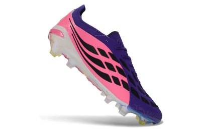 Adidas Predator 26 Elite FG Firm Ground Soccer Cleats - Purple/Vibrant Pink/Black