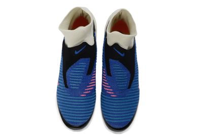 Nike Phantom 6 Elite High TF Artificial Turf Soccer Shoes - Blue/Electric Blue/Fuchsia Pink