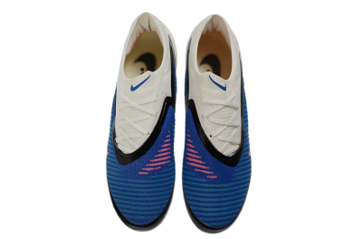 Nike Phantom 6 Elite Low TF Artificial Turf Soccer Shoes - Blue/Electric Blue/Soft Pink