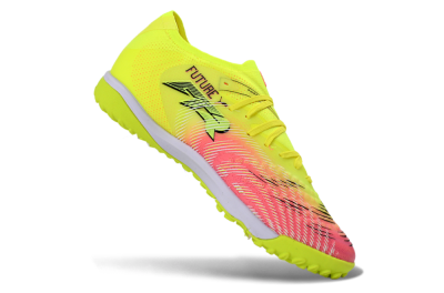 Puma Future 8 Ultimate TF Artificial Turf Soccer Shoes - Yellow/Vibrant Pink/Electric Green