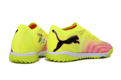 Puma Future 8 Ultimate TF Artificial Turf Soccer Shoes - Yellow/Vibrant Pink/Electric Green