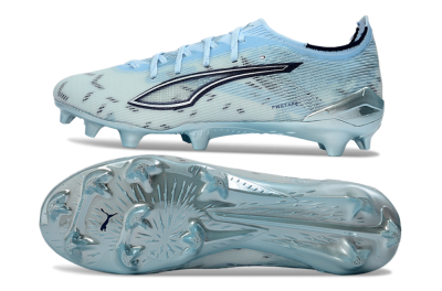 Puma Ultra 5 Ultimate FG Firm Ground Soccer Cleats - Sky/Ice Blue/Silver