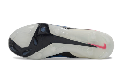 Nike Phantom 6 Elite High FG Firm Ground Soccer Cleats - Blue/Electric Blue/Neon Pink