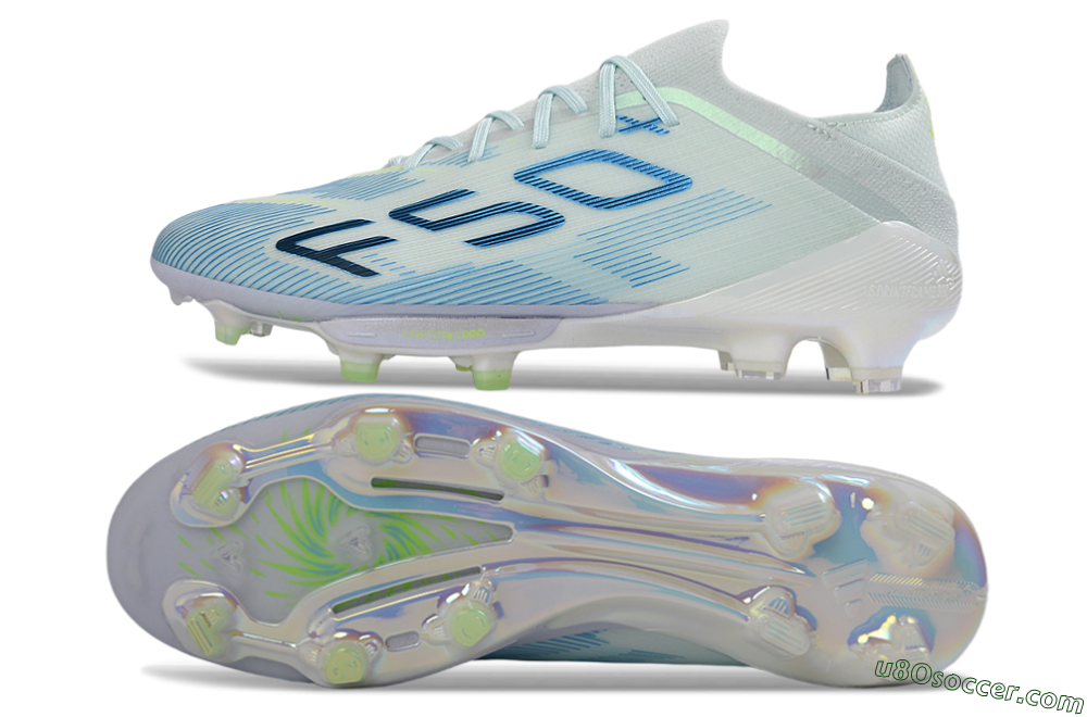 Adidas F50 Lightstrike Pro Elite FG Firm Ground Soccer Cleats - LightBlue/IcyBlue/CrystalGreen 0