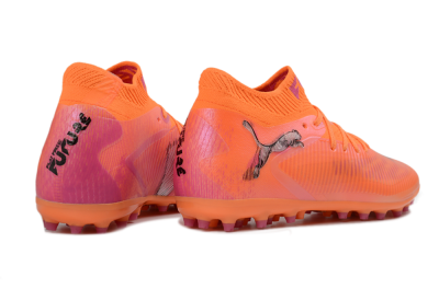 Puma Future 8 Ultimate MG Multi Ground Soccer Cleats - Orange/Vibrant Coral/Hot Pink