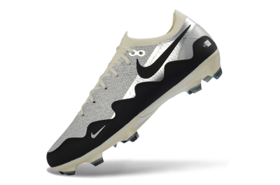 Patta x Nike Air Zoom Mercurial Vapor 16 Elite FG Firm Ground Soccer Cleats - Black/Silver/White