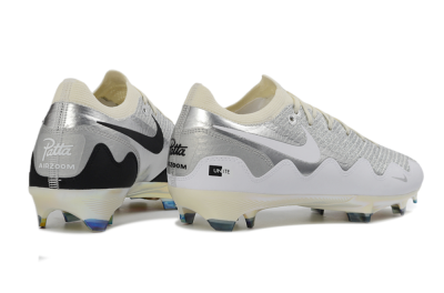 Patta x Nike Air Zoom Mercurial Vapor 16 Elite FG Firm Ground Soccer Cleats - Black/Silver/White