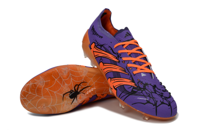 UFL x Adidas Predator 25 Elite FG Firm Ground Soccer Cleats - Purple/Bright Orange/Spider Black