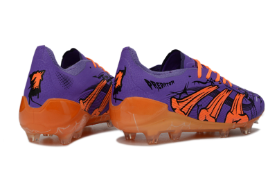 UFL x Adidas Predator 25 Elite FG Firm Ground Soccer Cleats - Purple/Bright Orange/Spider Black