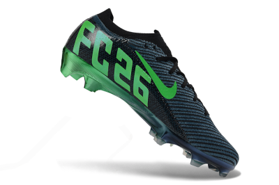 EAFC x Nike Air Zoom Mercurial Vapor 16 Elite FG Firm Ground Soccer Cleats - Black/Green Glow/Frosted Shadow