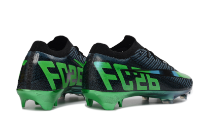 EAFC x Nike Air Zoom Mercurial Vapor 16 Elite FG Firm Ground Soccer Cleats - Black/Green Glow/Frosted Shadow