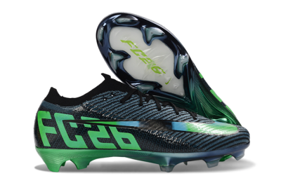 EAFC x Nike Air Zoom Mercurial Vapor 16 Elite FG Firm Ground Soccer Cleats - Black/Green Glow/Frosted Shadow