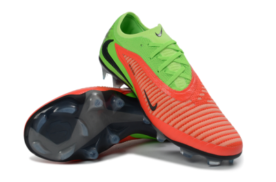 Nike Phantom 6 Elite Low FG Firm Ground Soccer Cleats - Orange/Lime Green/Bright Coral