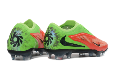 Nike Phantom 6 Elite Low FG Firm Ground Soccer Cleats - Orange/Lime Green/Bright Coral