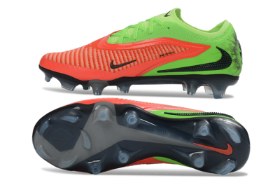 Nike Phantom 6 Elite Low FG Firm Ground Soccer Cleats - Orange/Lime Green/Bright Coral