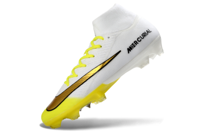 Nike Air Zoom Mercurial Superfly 10 Elite FG Firm Ground Soccer Cleats - Yellow/Bright Yellow/Sleek White