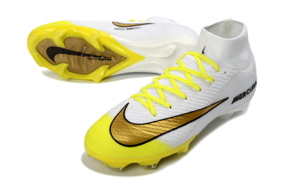 Nike Air Zoom Mercurial Superfly 10 Elite FG Firm Ground Soccer Cleats - Yellow/Bright Yellow/Sleek White